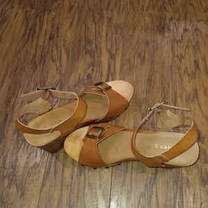 Madden Girl Tan Platform Sandals
